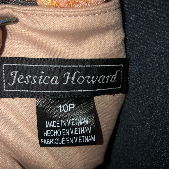 Jessica Howard Blush Flower Dress NWT Size 10P - Picture 7 of 8
